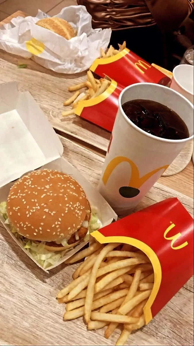 Mcdonalds Food On Table Picture