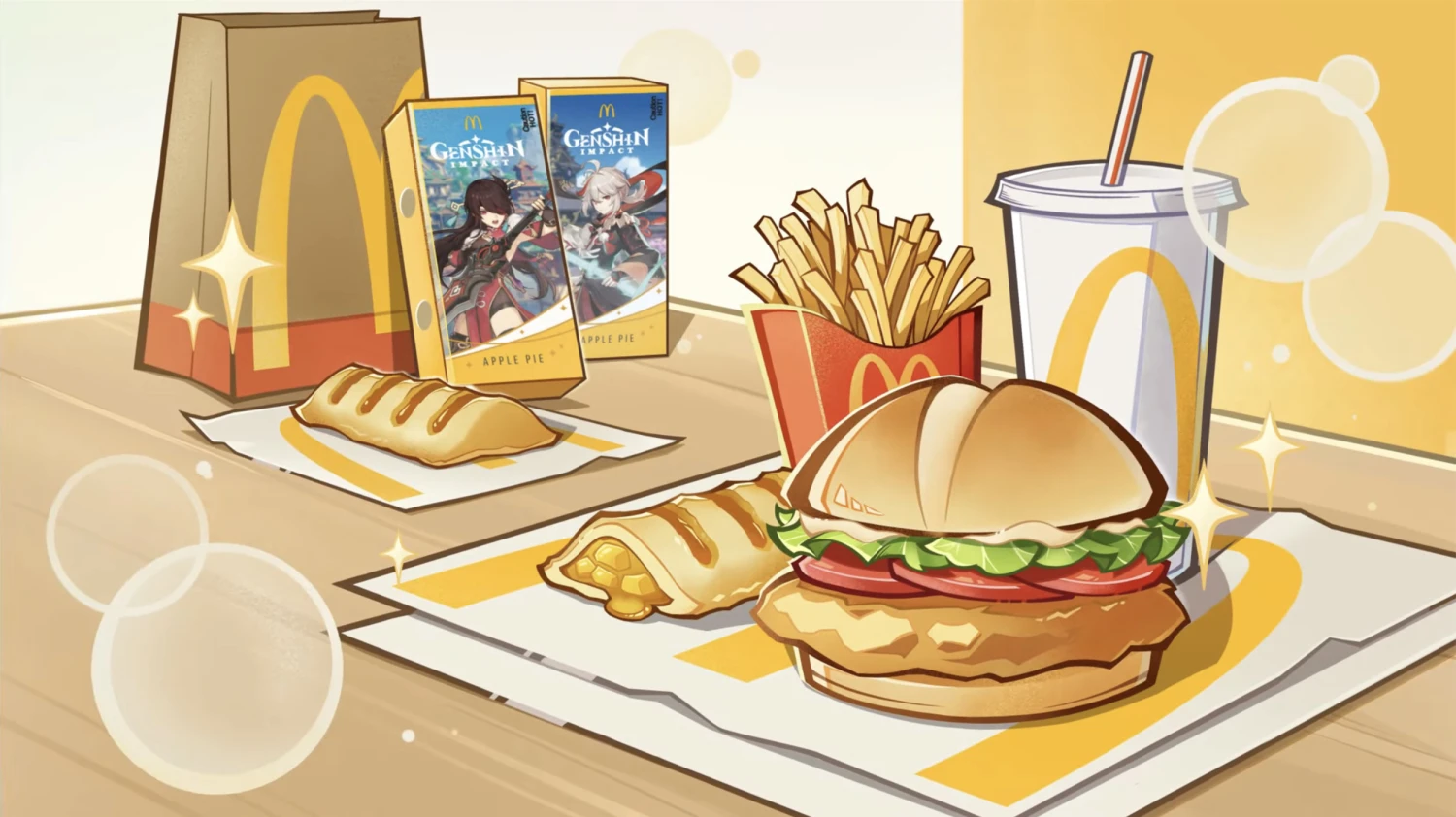 Genshin Impact Collab on Meal for Gamers