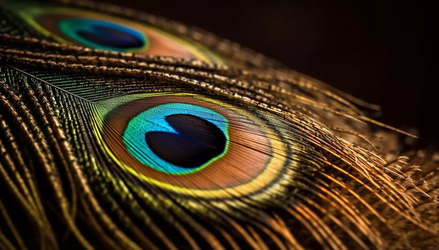 Peacock Wings Image