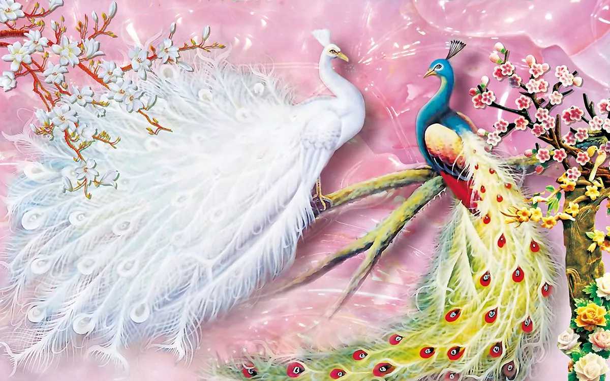 Buy Peacock Wallpaper for Walls Online