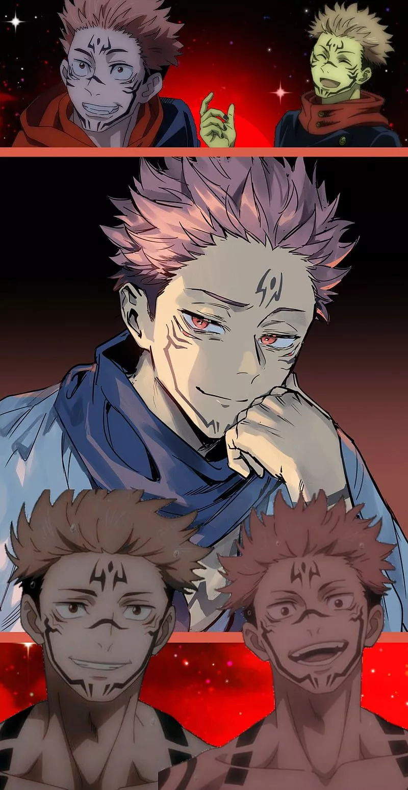 Wholesome sukana, anime, cute, jujutsu