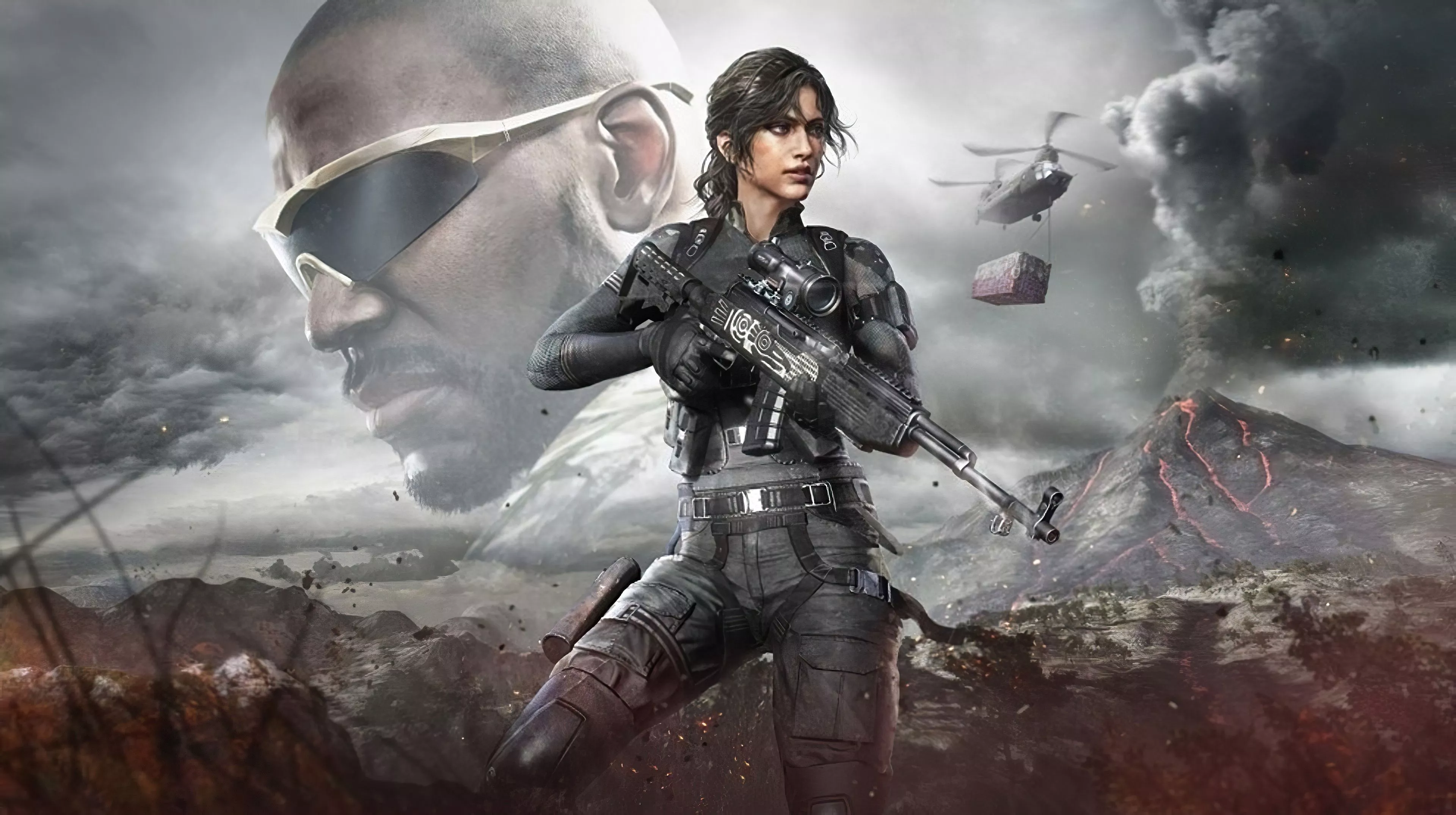 PUBG Battle Female Character Wallpaper