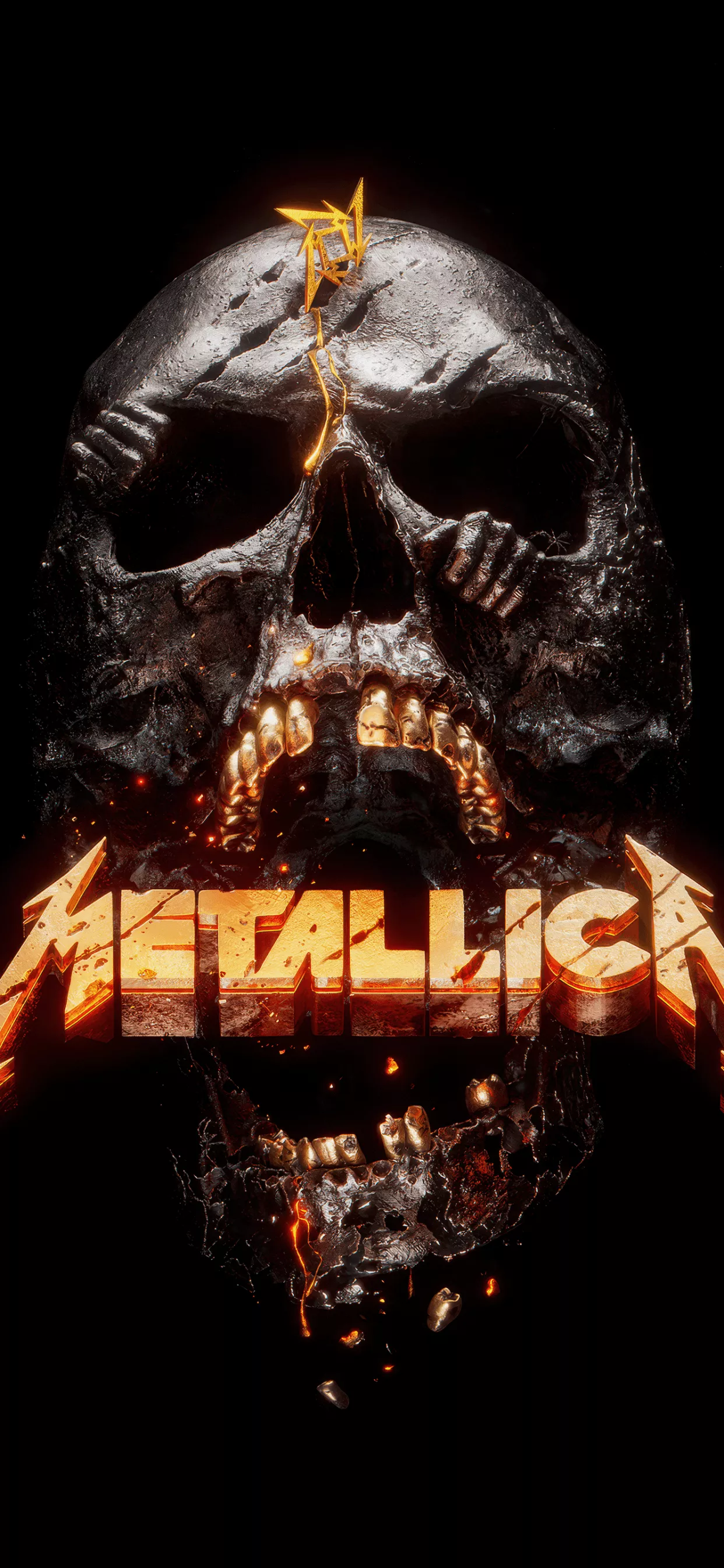 Metallica Wallpaper 4K, AMOLED, Skull, 5K