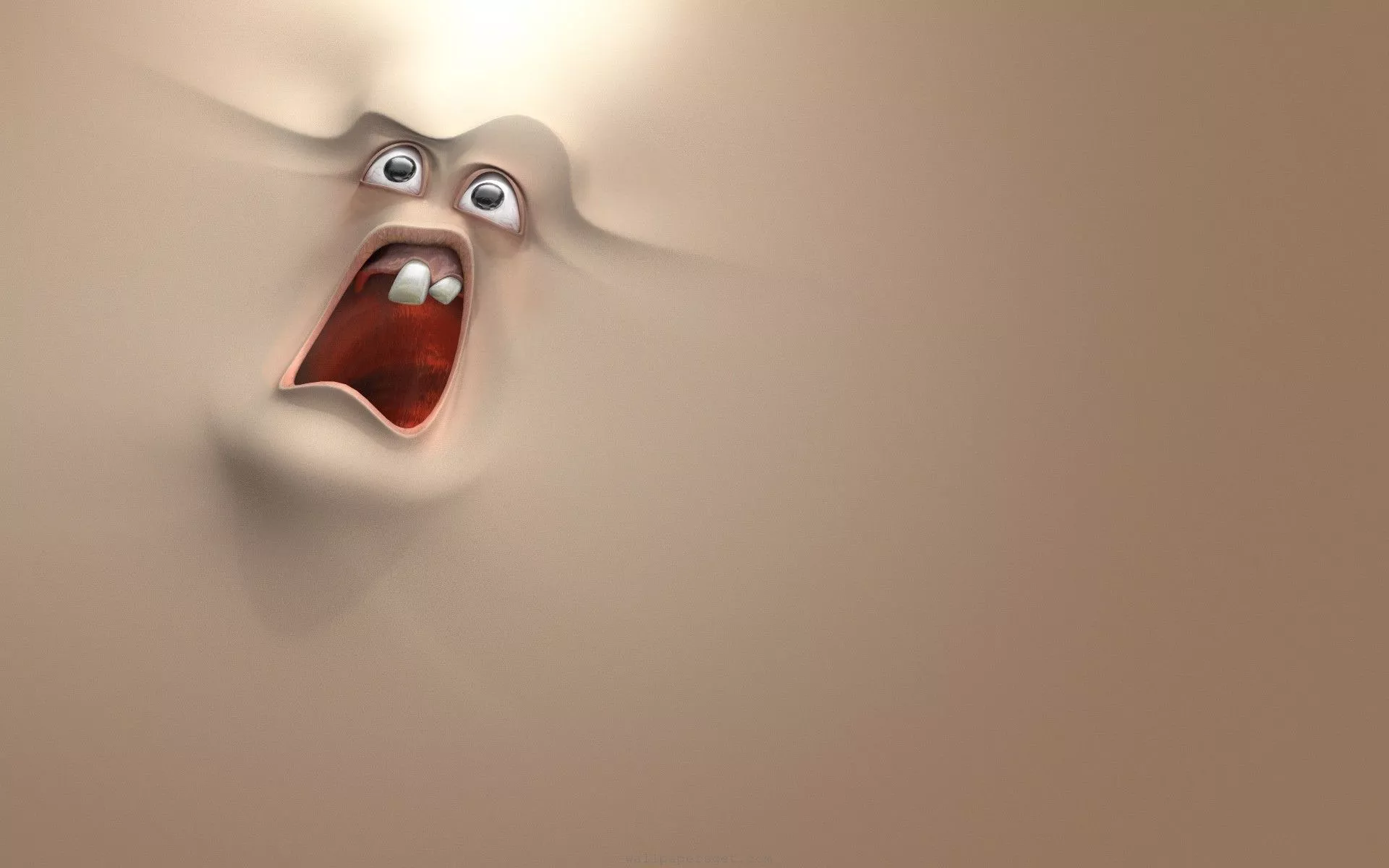 Free Image, face, wall, light, scream