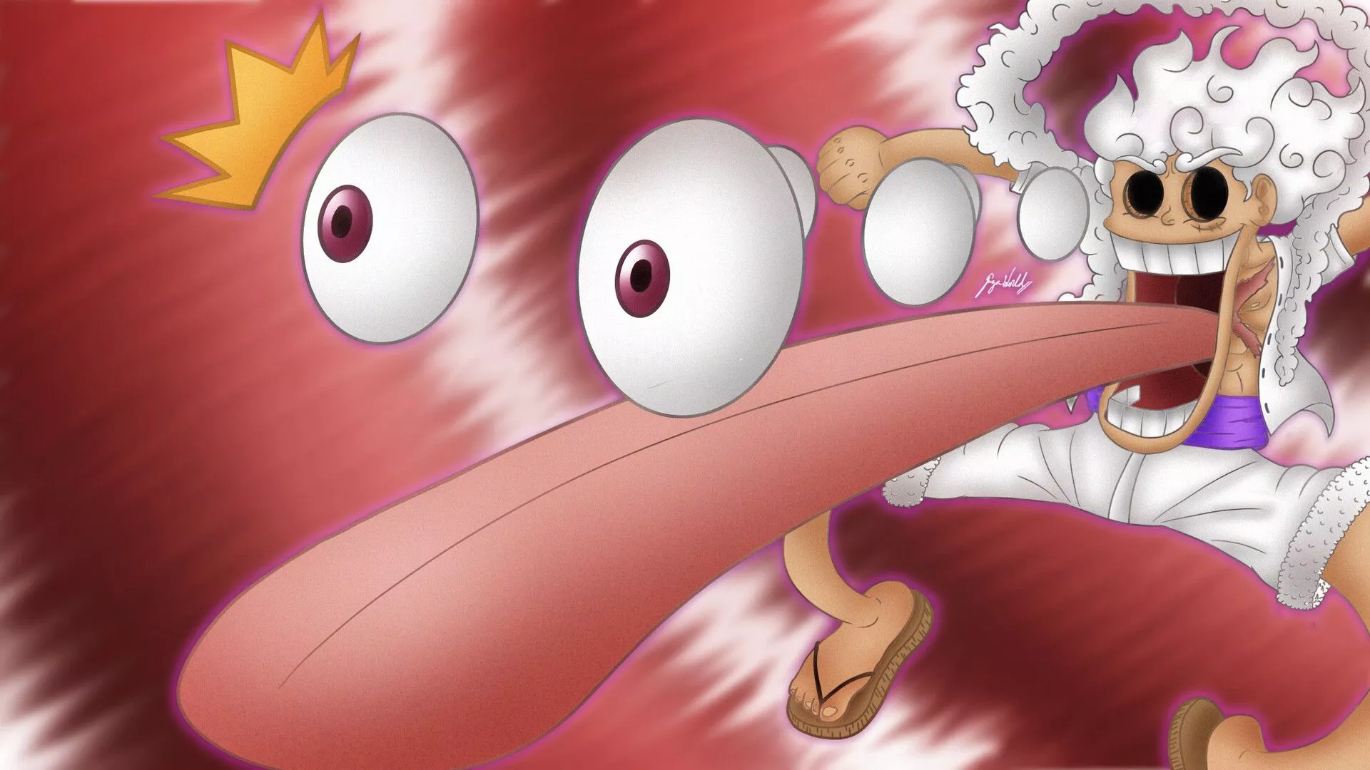 Monkey D. Luffy Gear 5 Anime HD