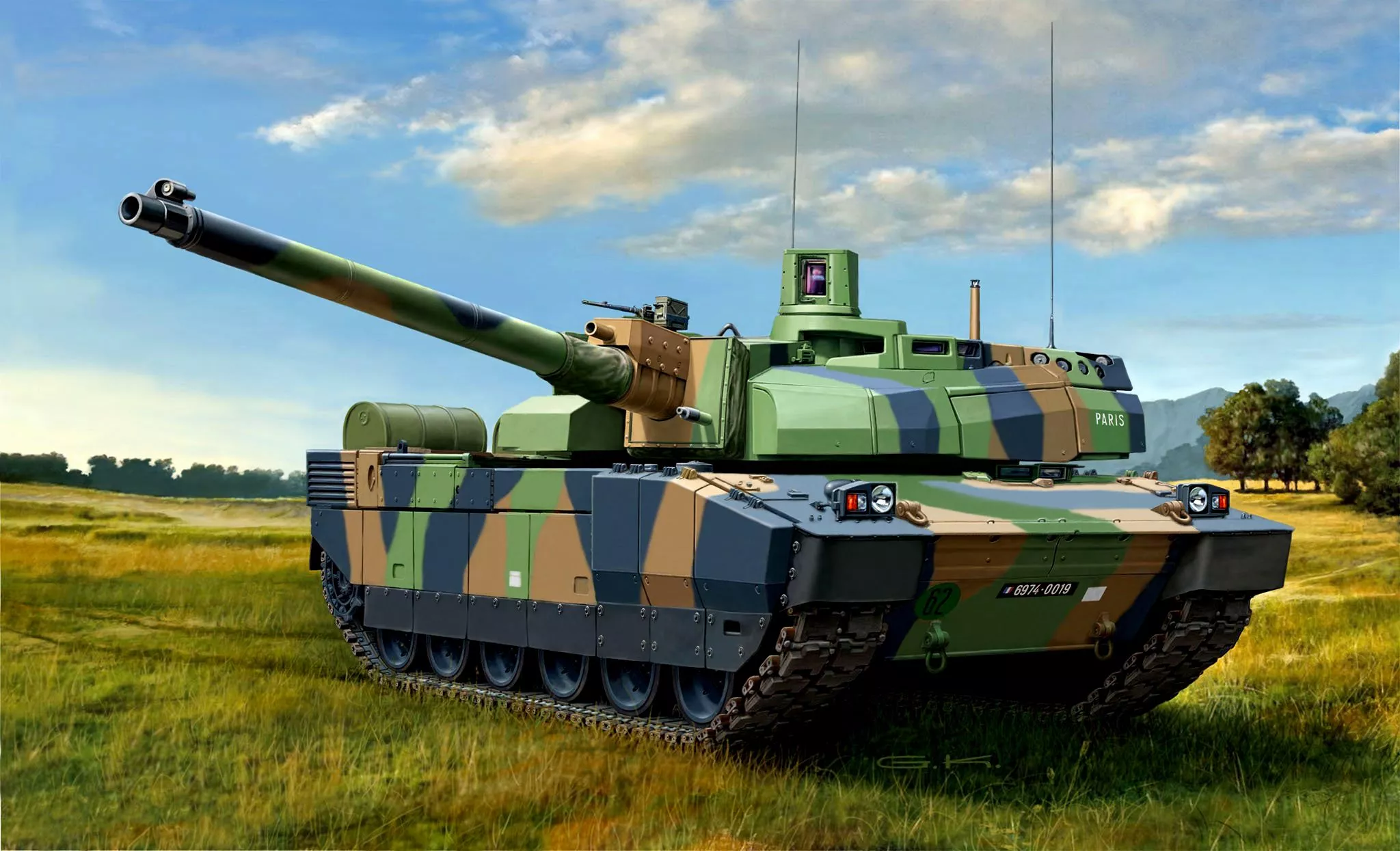 Tank Military AMX Leclerc HD Wallpaper