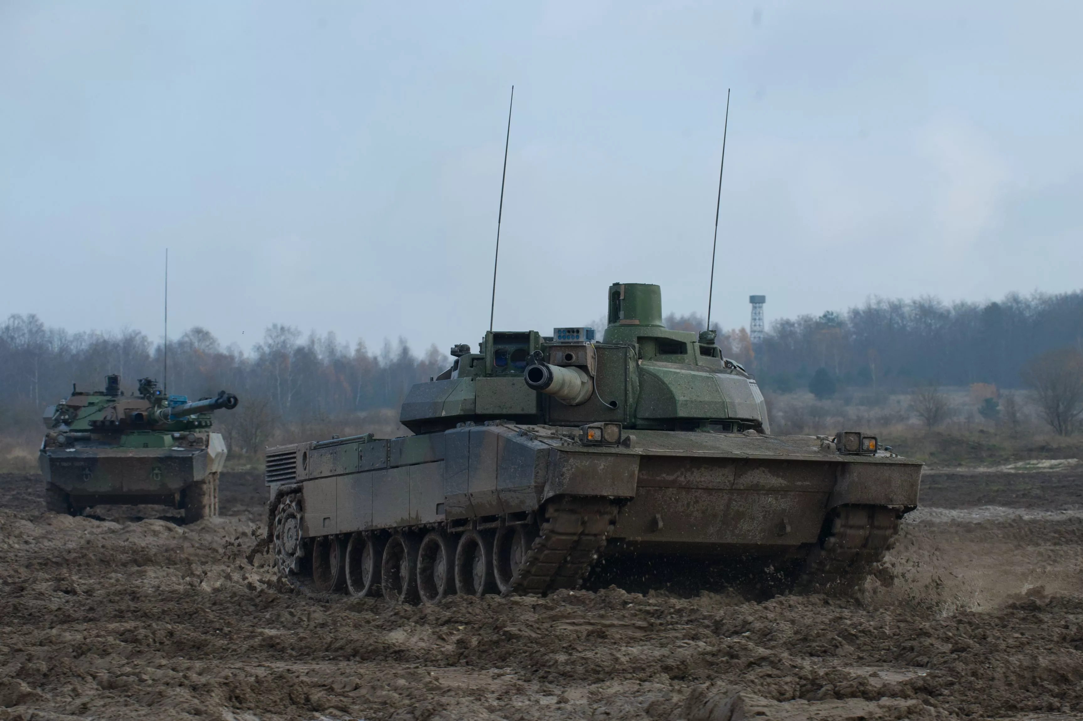 Wallpaper MBT, French Army, Leclerc