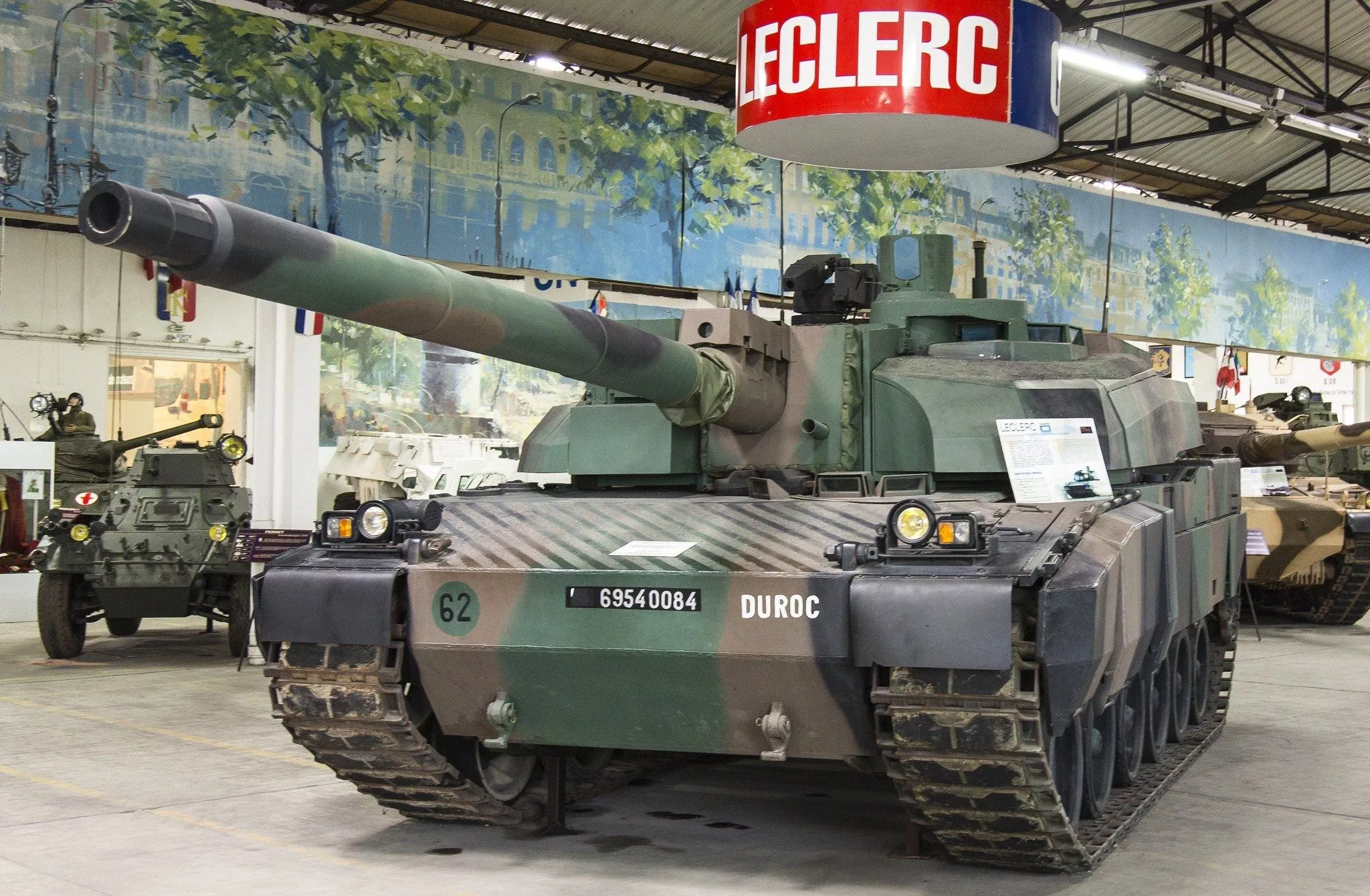 Wallpaper AMX 56, French Tank, Leclerc