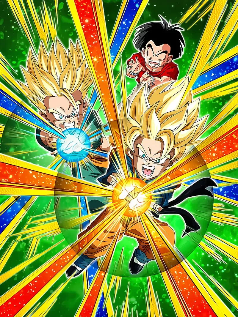 SSJ Goten and Trunks, dbz, dokkan