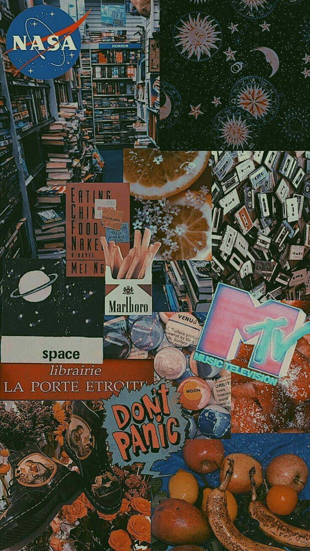 Indie Art Vibes On iPhone Wallpaper