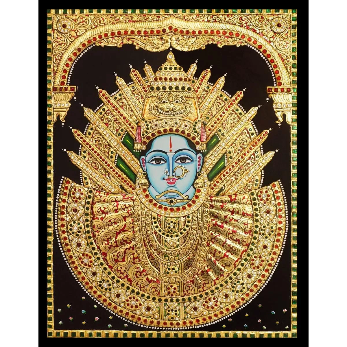 Tarang Arts YELLAMMA DEVI Tanjore