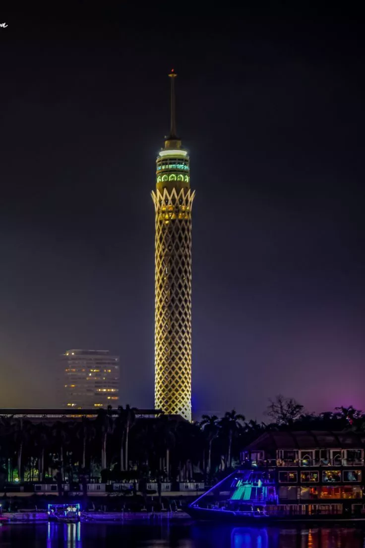 Phone wallpaper for Cairo Tower, Egypt