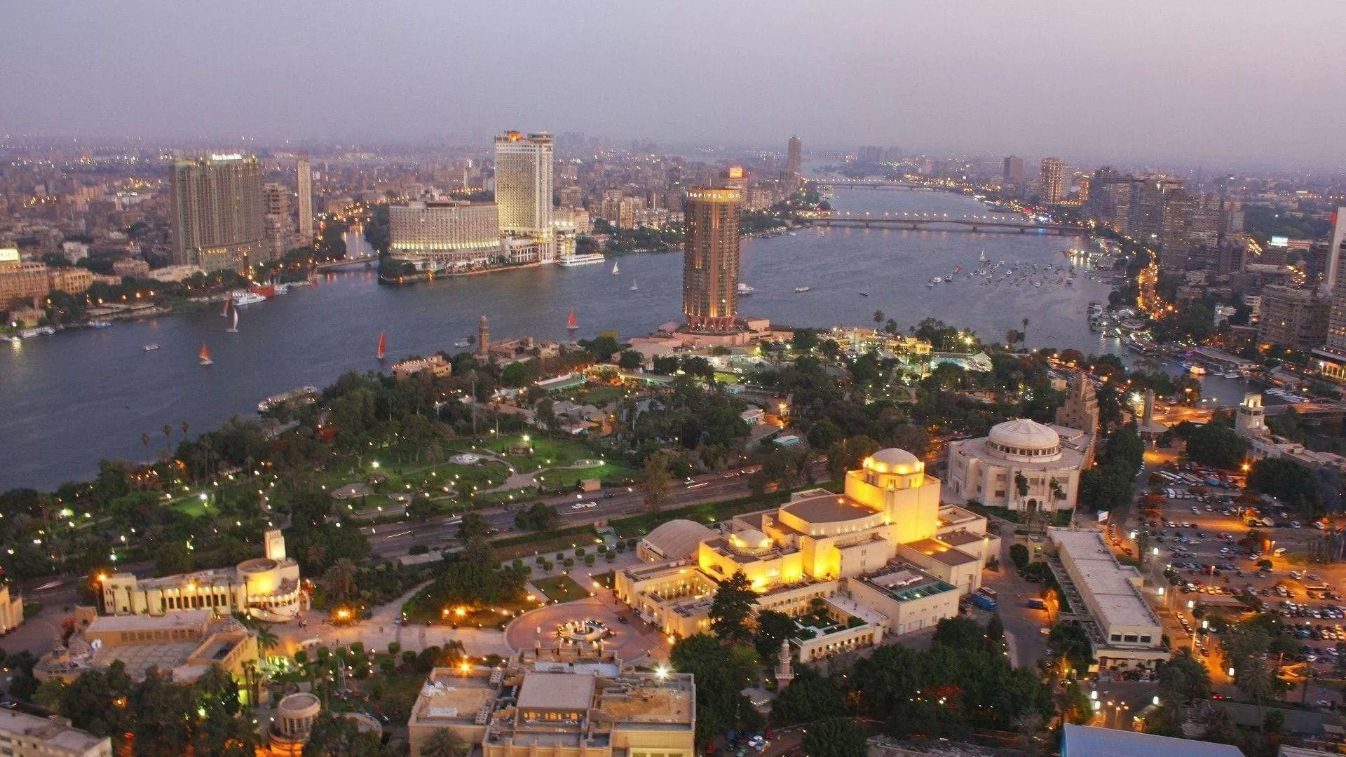 Cairo Skyline HD Desktop Wallpaper