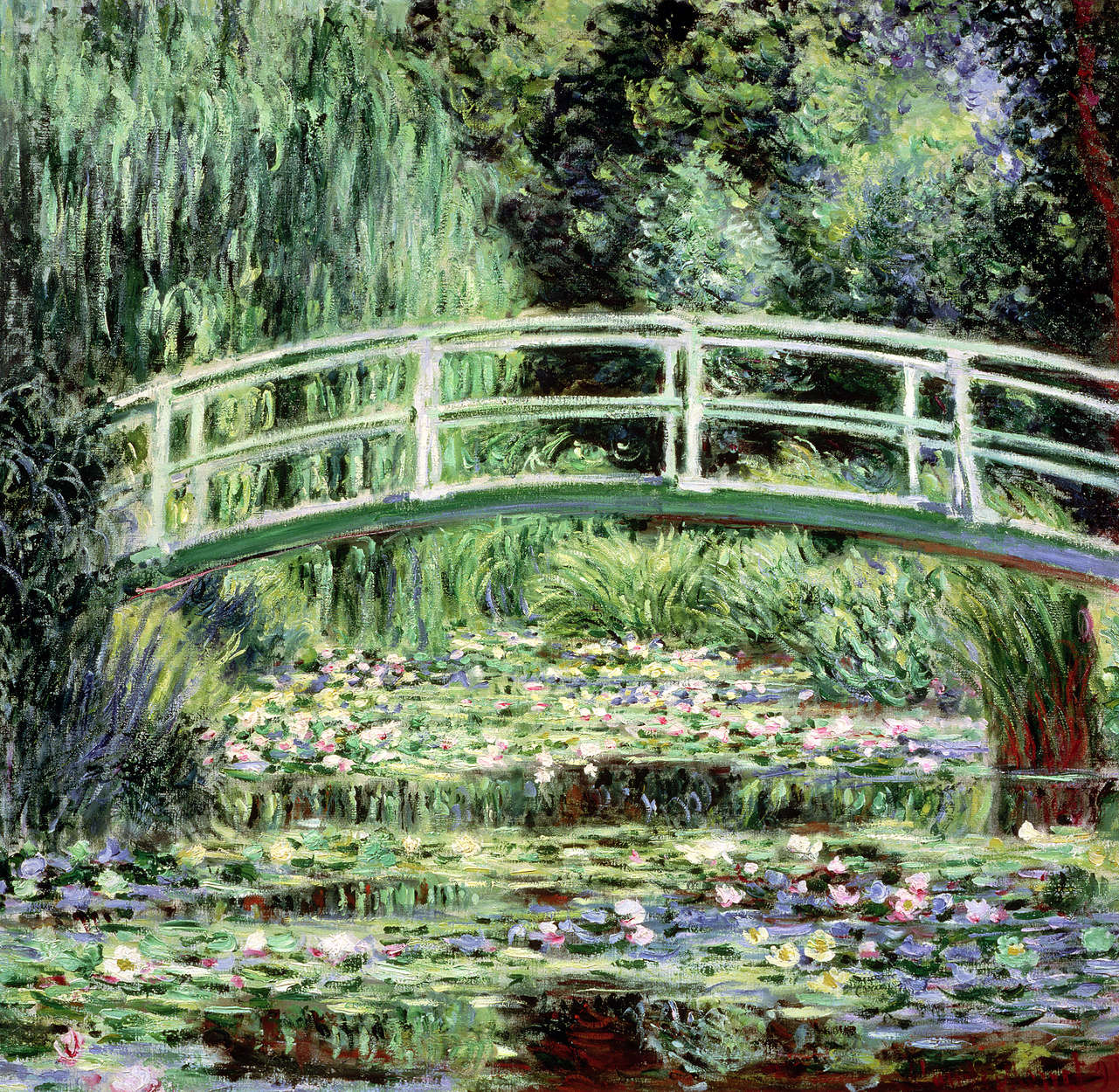 Water Lilies mural Monet