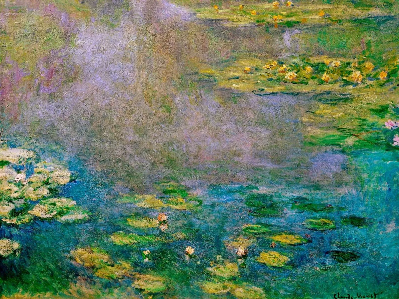 Claude Monet, picture Water Lilies 1906