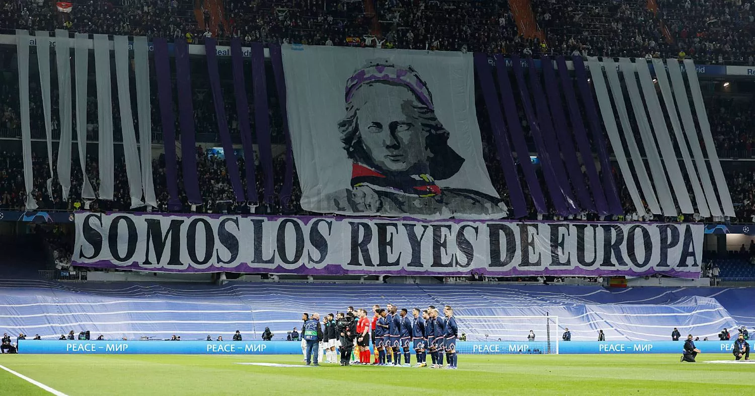 Tifo Real Madrid PSG