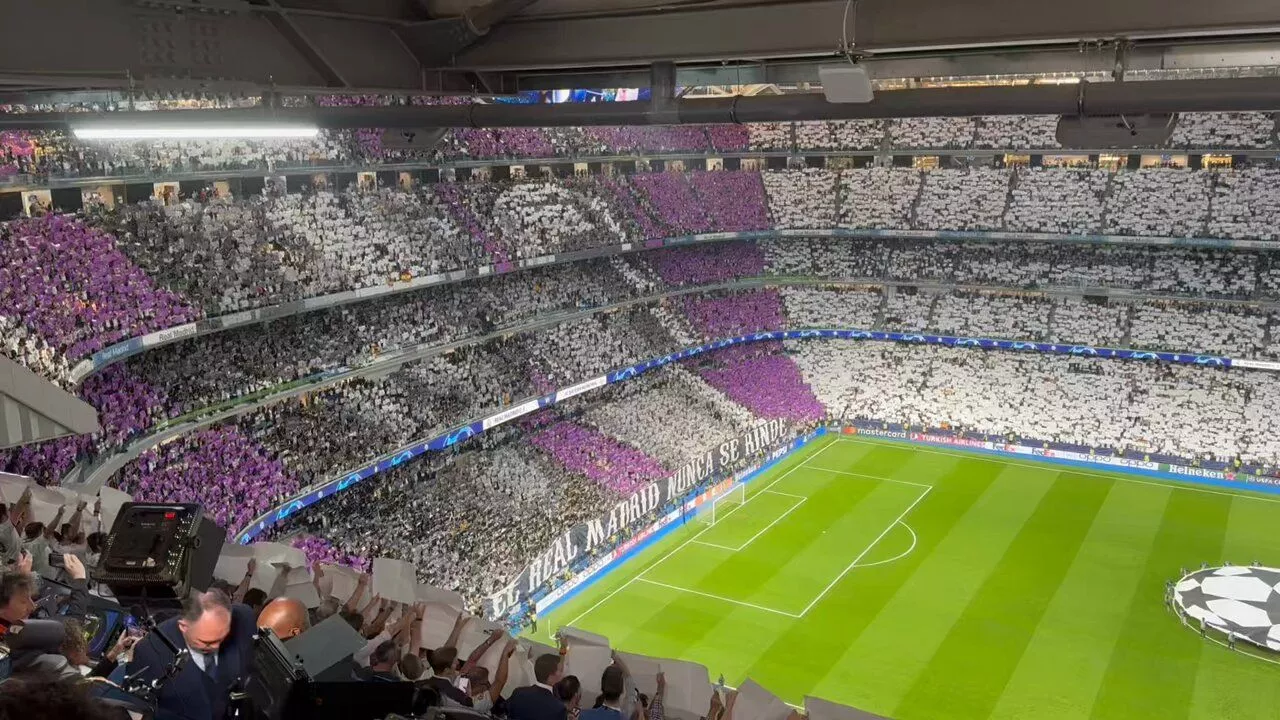 Real Madrid fans vs Bayern Munich