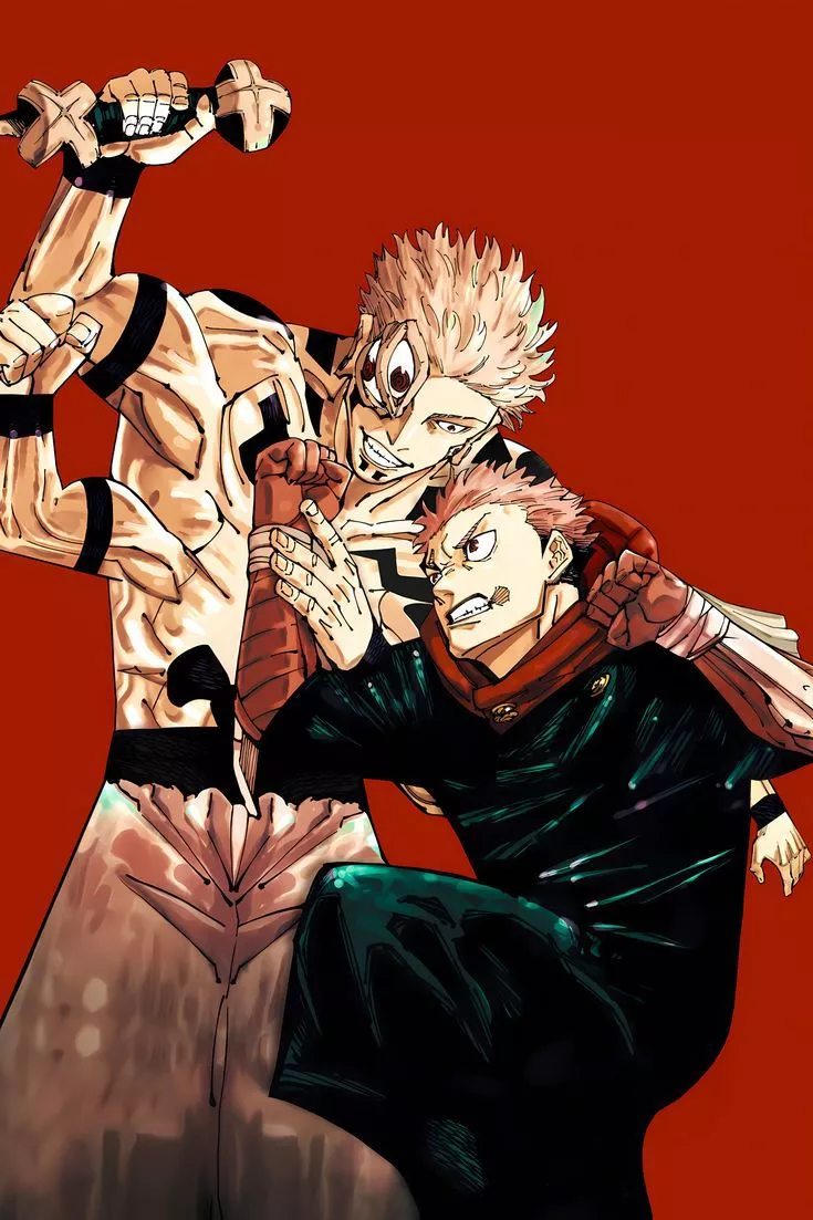 Sukuna and Yuji 4K Wallpaper