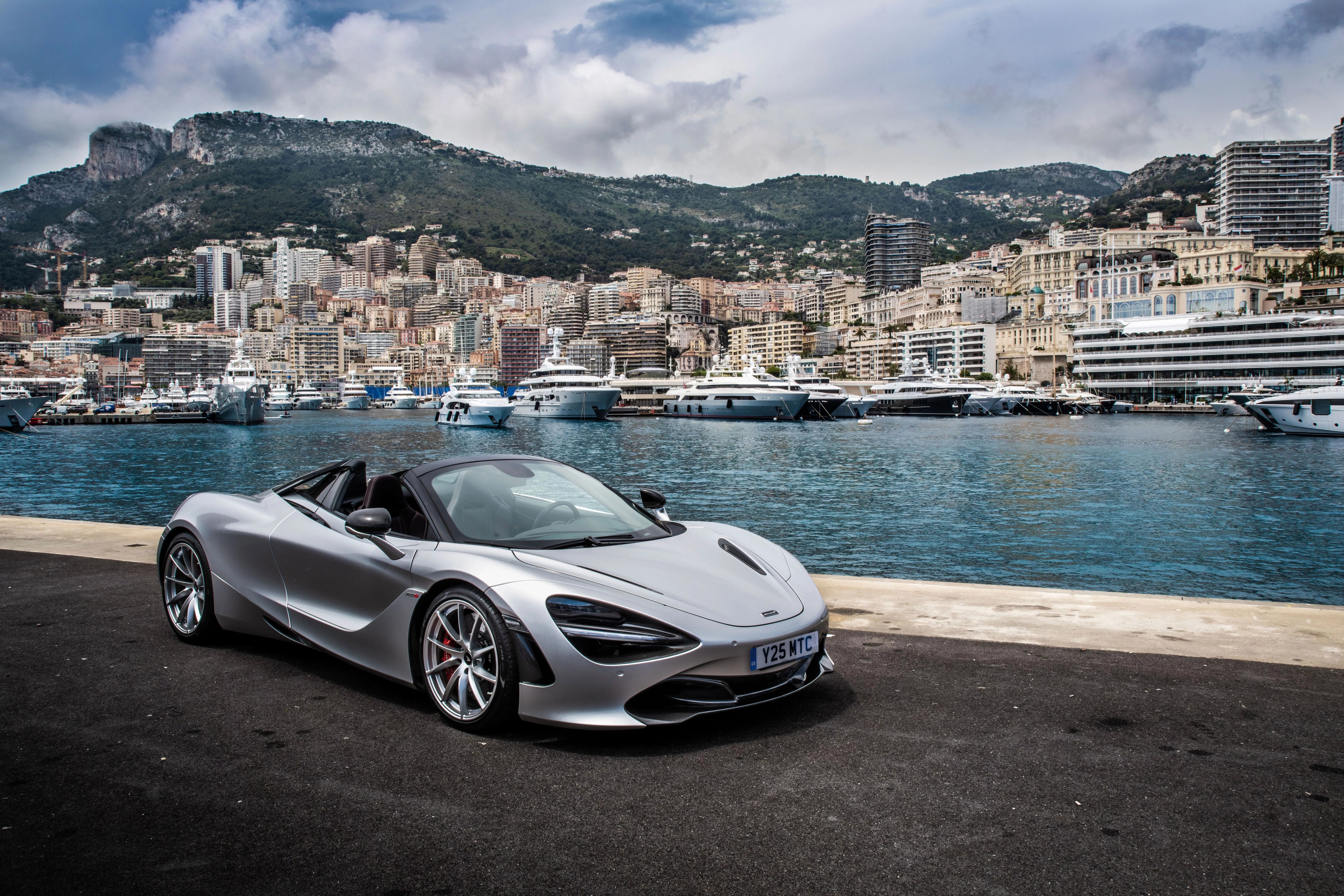Download Silver Car Car Monaco Supercar