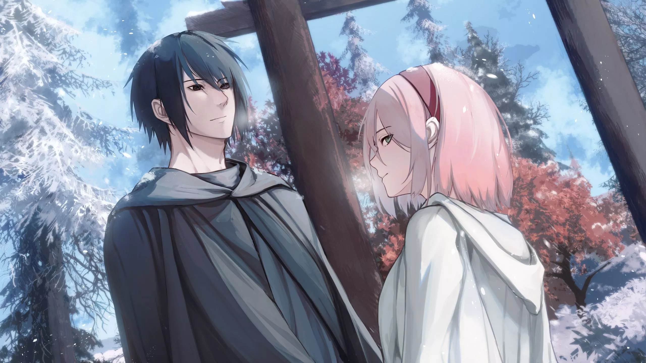 Sakura Haruno Sasuke Uchiha HD Naruto