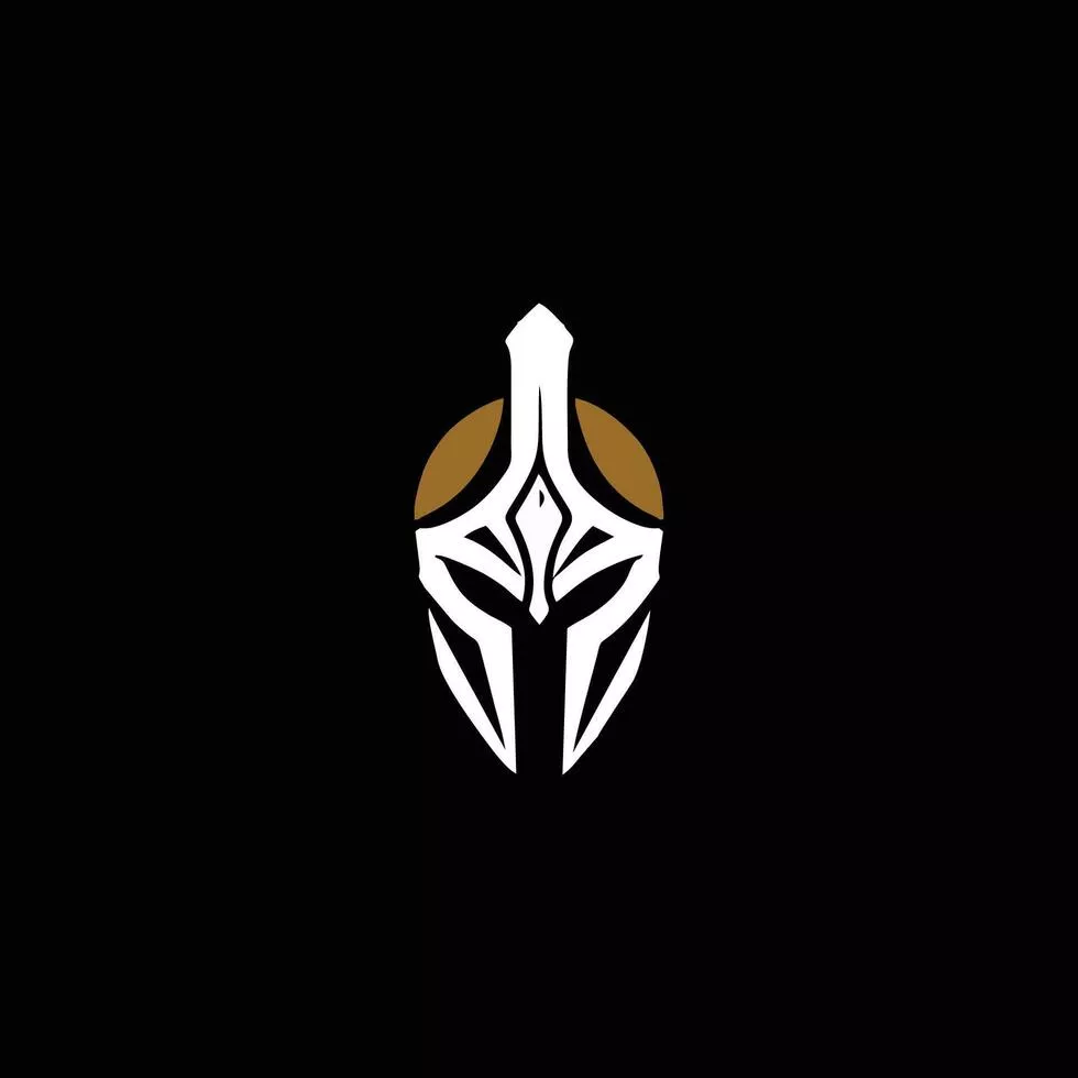 Spartan warrior symbol, coat of arms