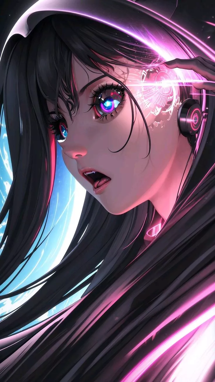 Shocked anime Wallpaper 4K