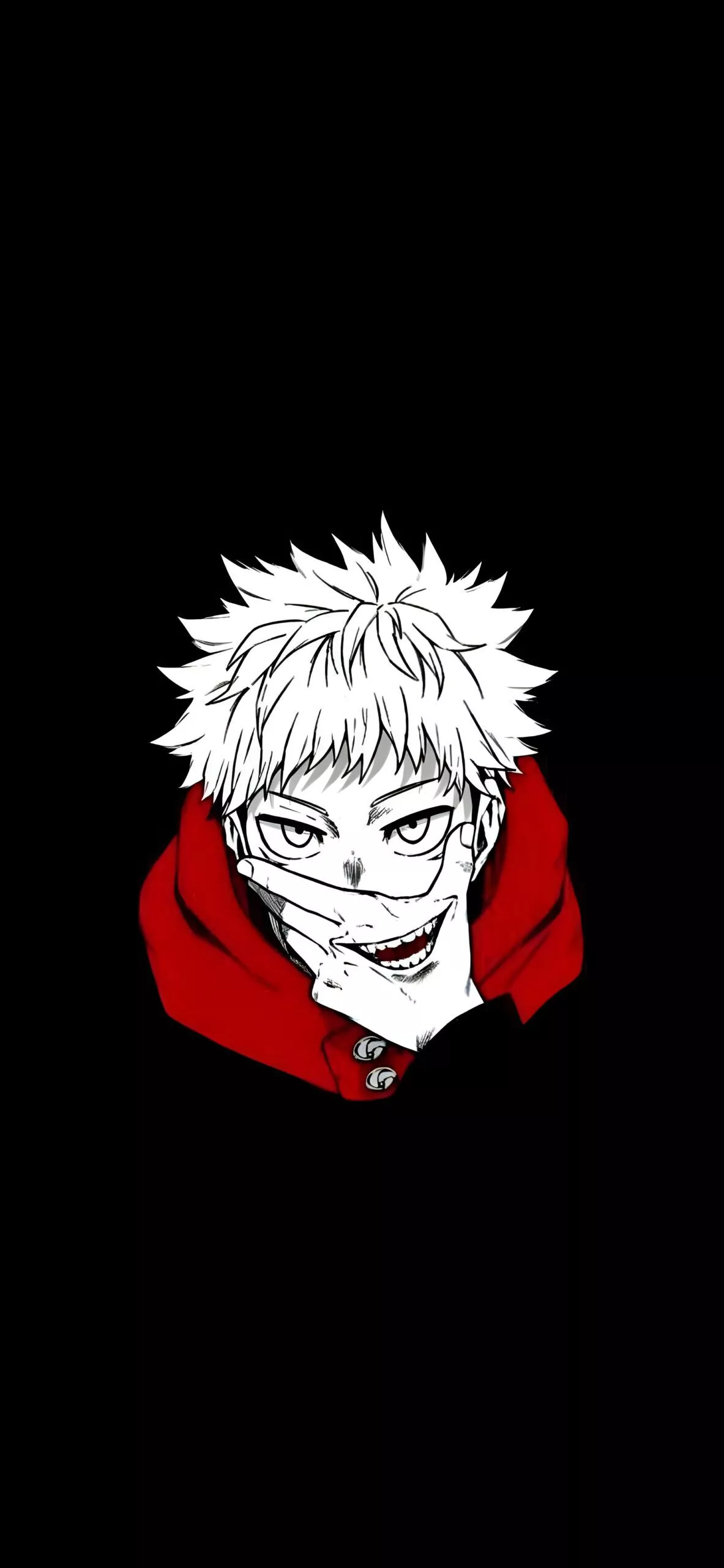 Jujutsu Kaisen Sukuna Red Hoodie