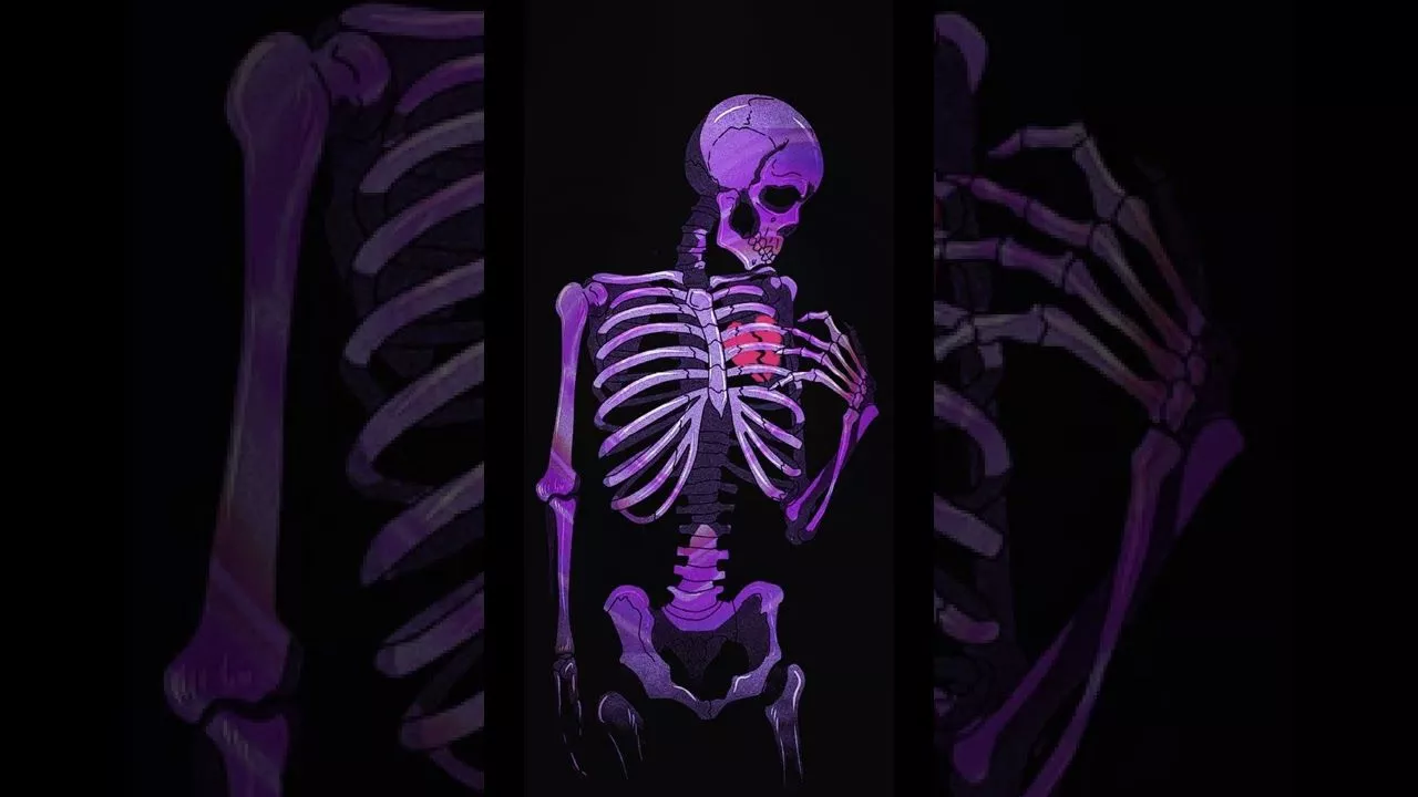 Dark Wallpaper. Line Art Drawing