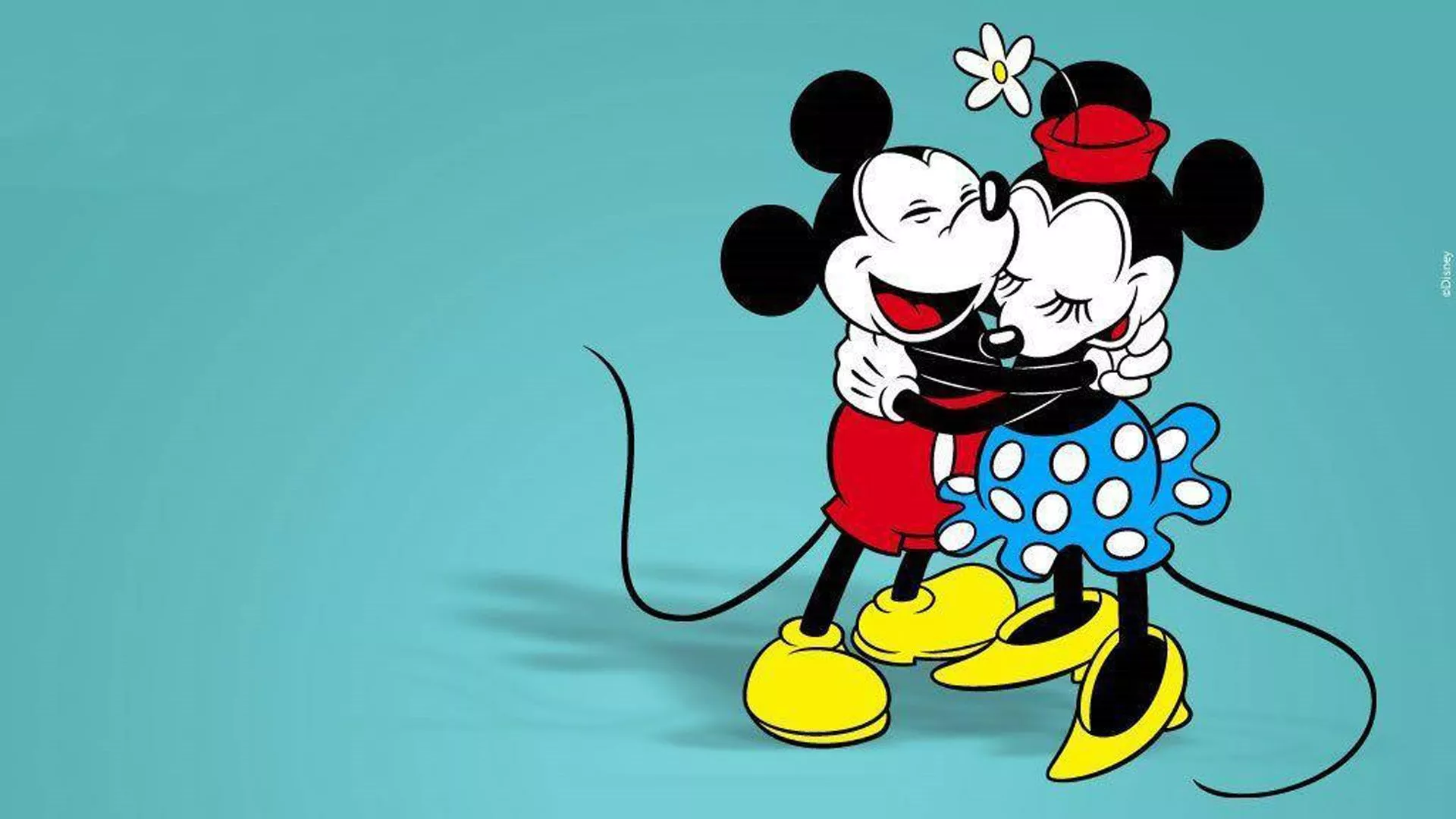 Minnie Mouse And Mickey Mouse With Long