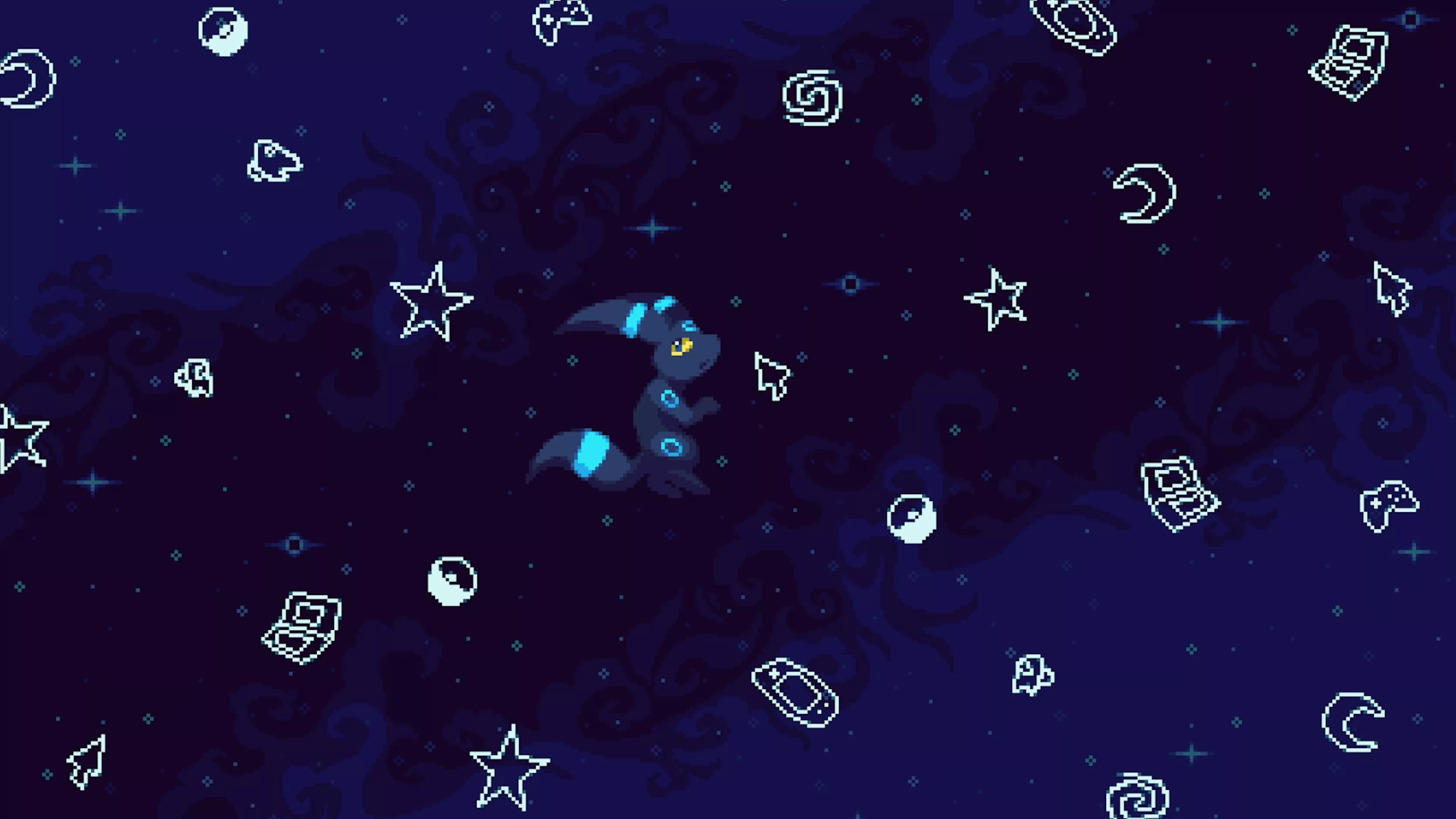 Umbreon in Space (Pokemon) Live Wallpaper