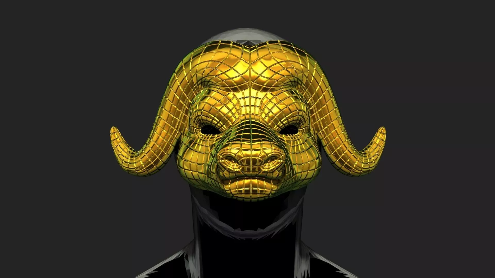 Squid Game Buffalo Mask Cosplay