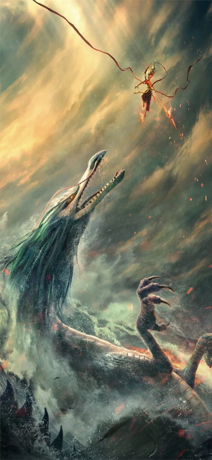 nezha 2019 iPhone X Wallpaper