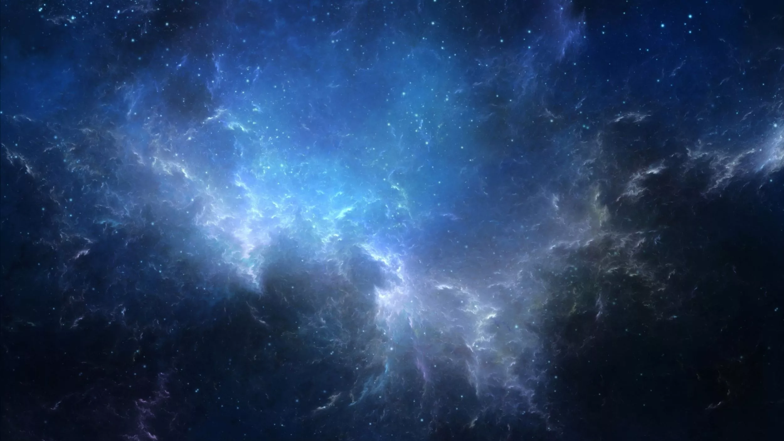 Blue Space Galaxy macOS