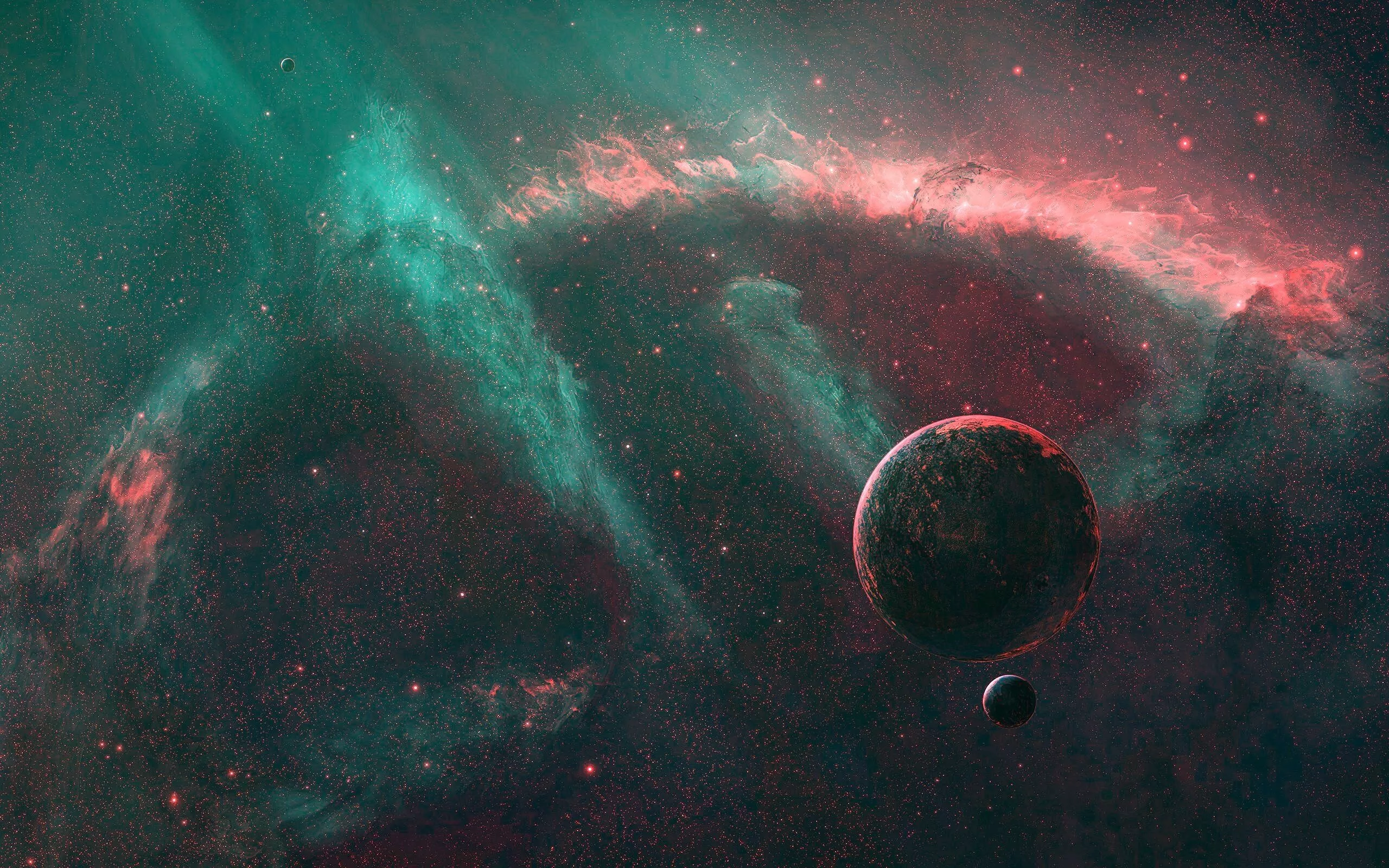 Fantasy space MacBook Air Wallpaper