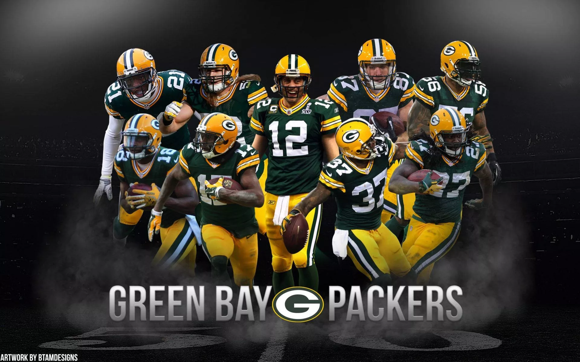 Green Bay Packers Team 2019 Artwork