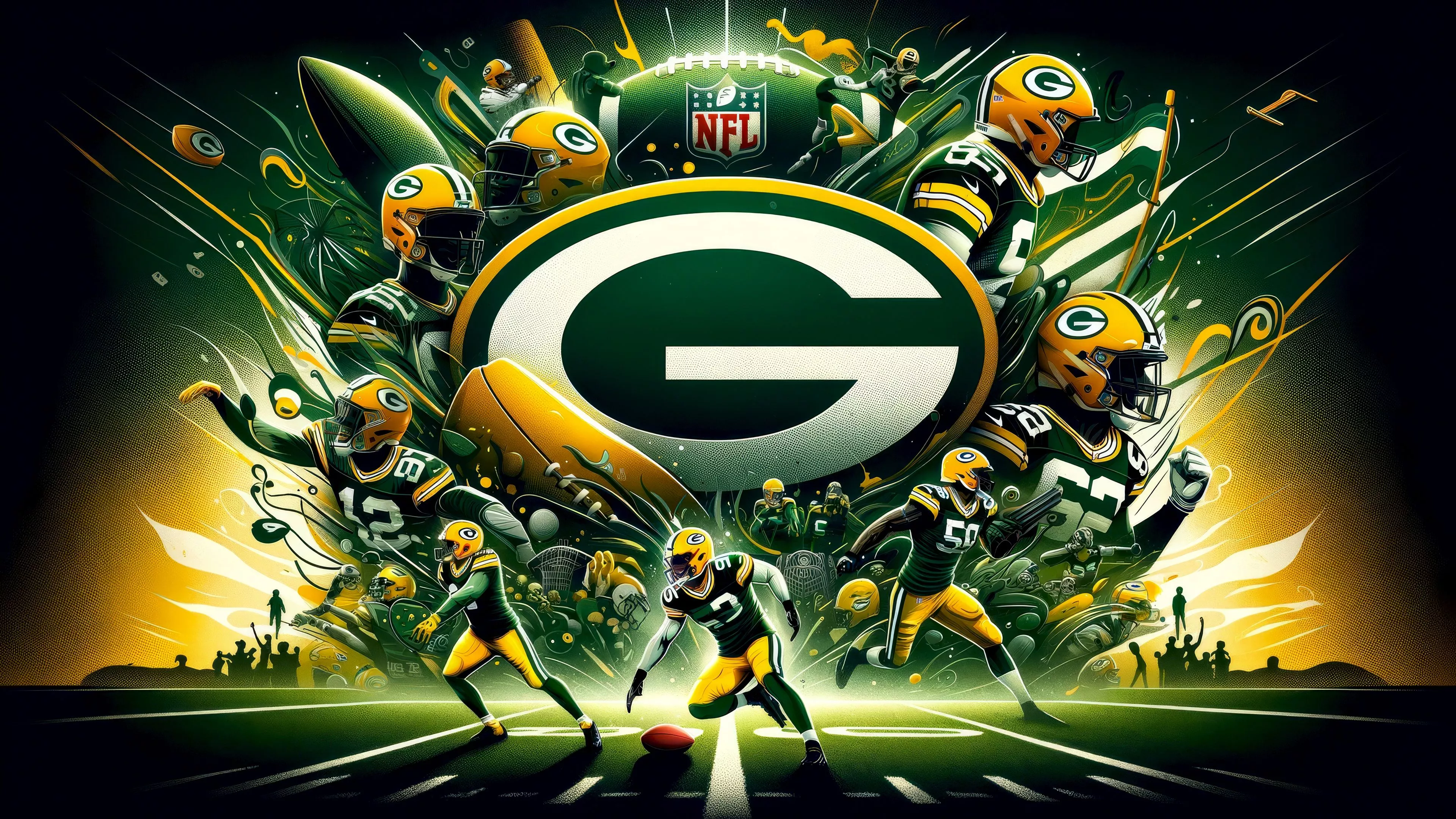 Green Bay Packers Wallpaper 4K, NFL