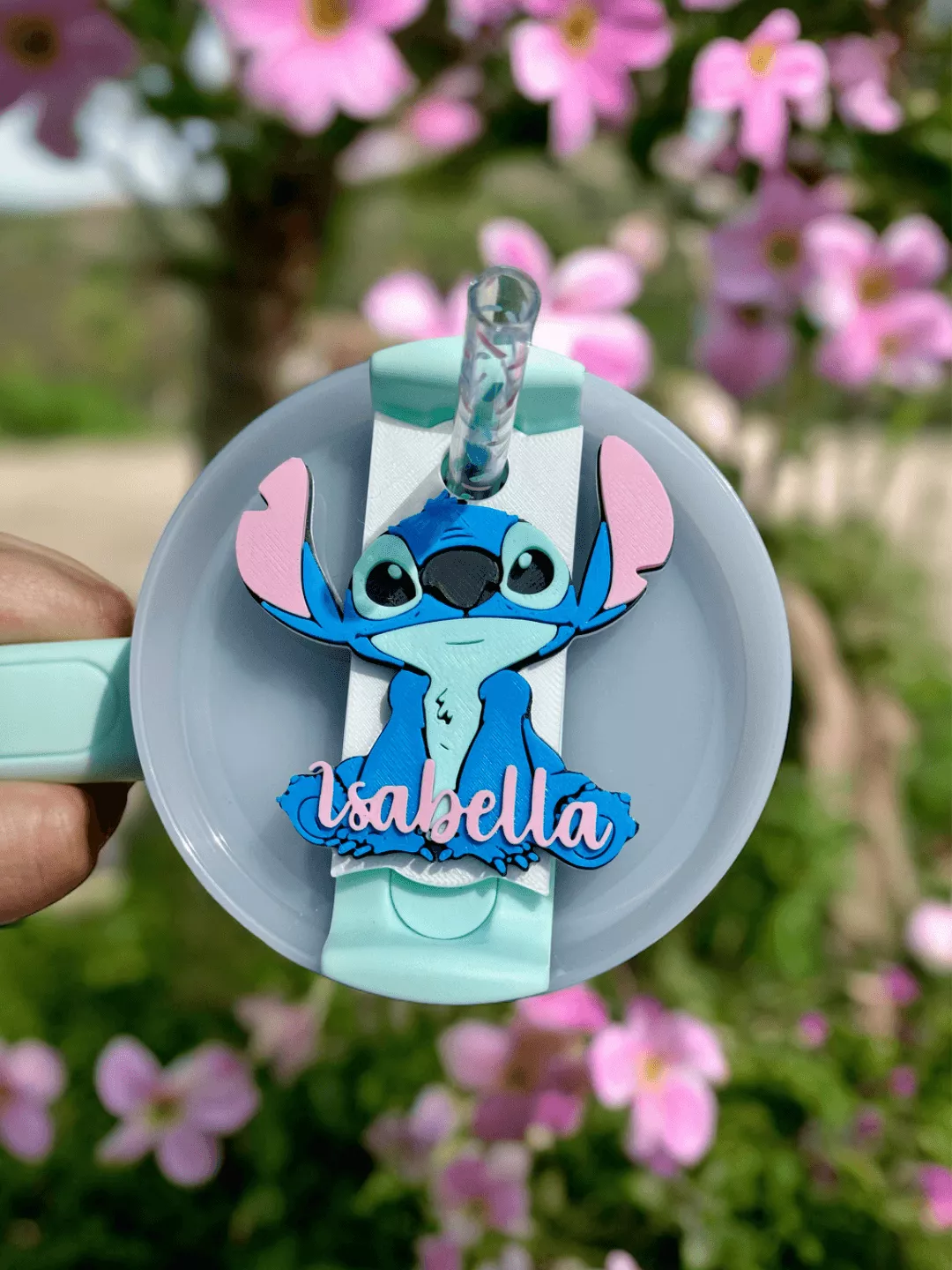 Stitch Stanley Lid Topper! 30oz version