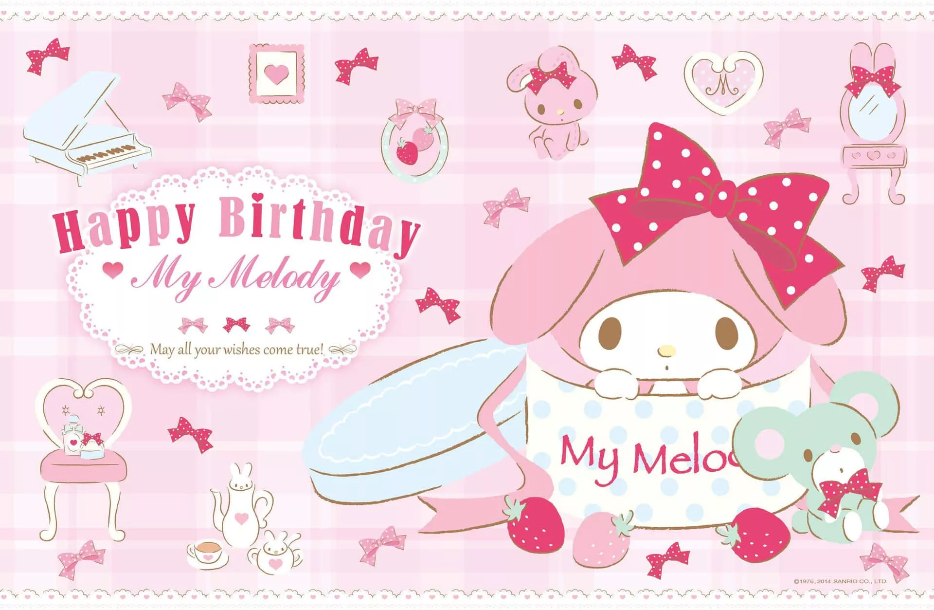My Melody Laptop Wallpaper