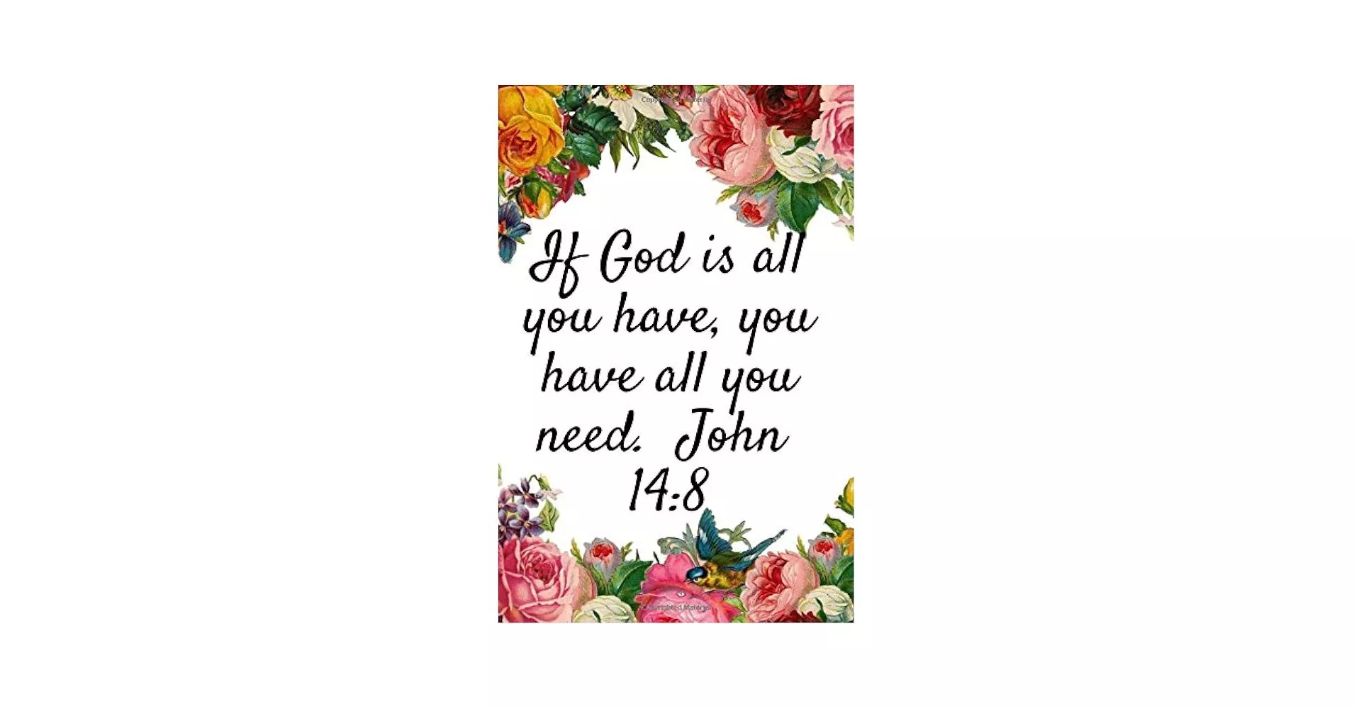 Beautiful Bible Quote Journal