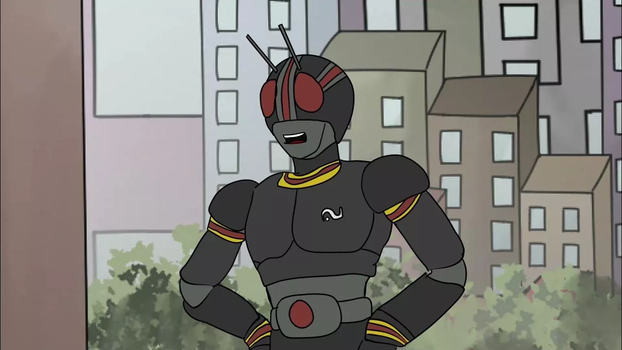 Kartun Kamen Rider Black Baja