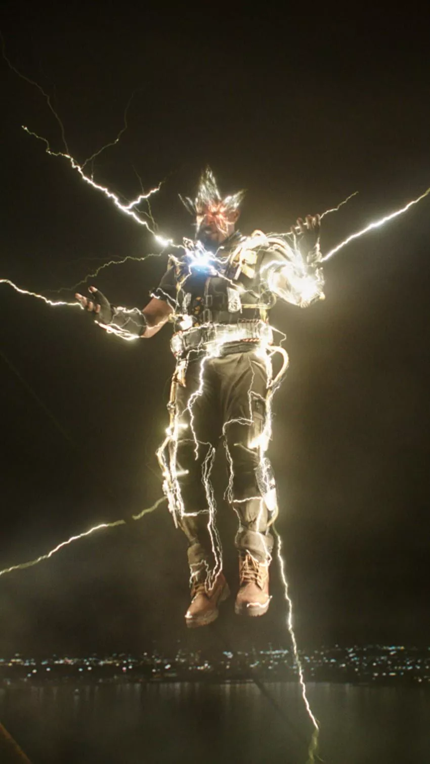 Electro blue HD wallpaper