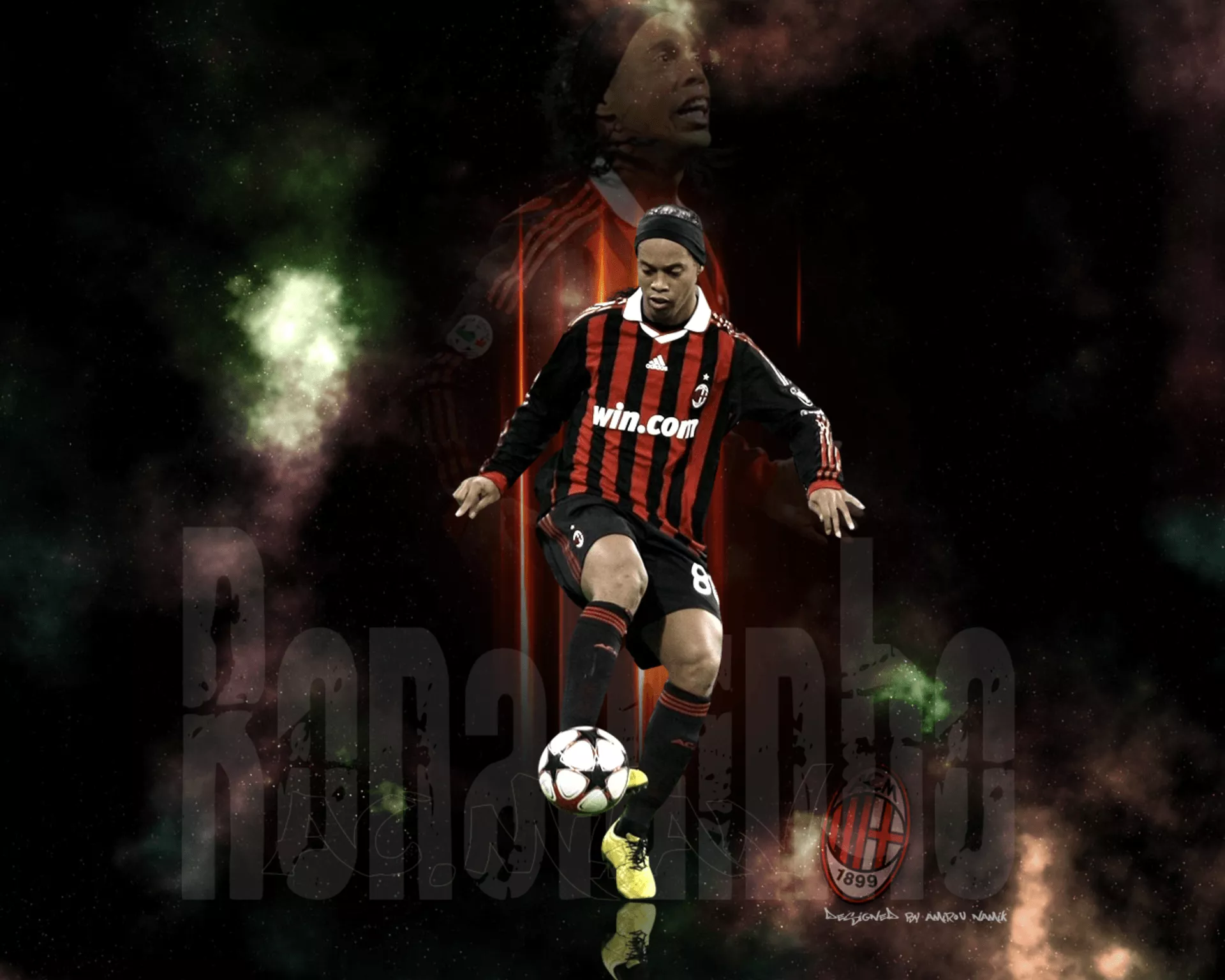 A.C. Milan Ronaldinho Sports HD Wallpaper