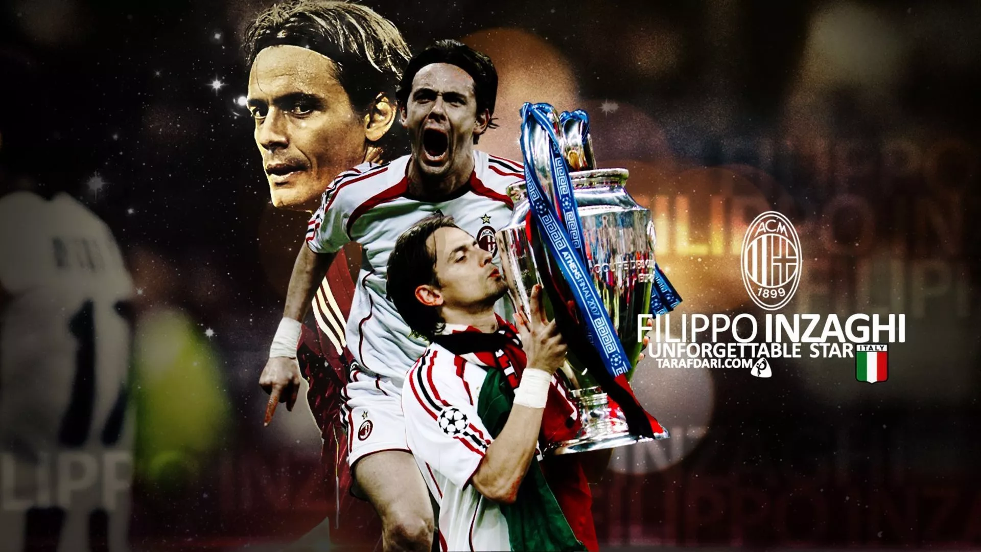 Filippo Inzaghi iPhone wallpaper for AC