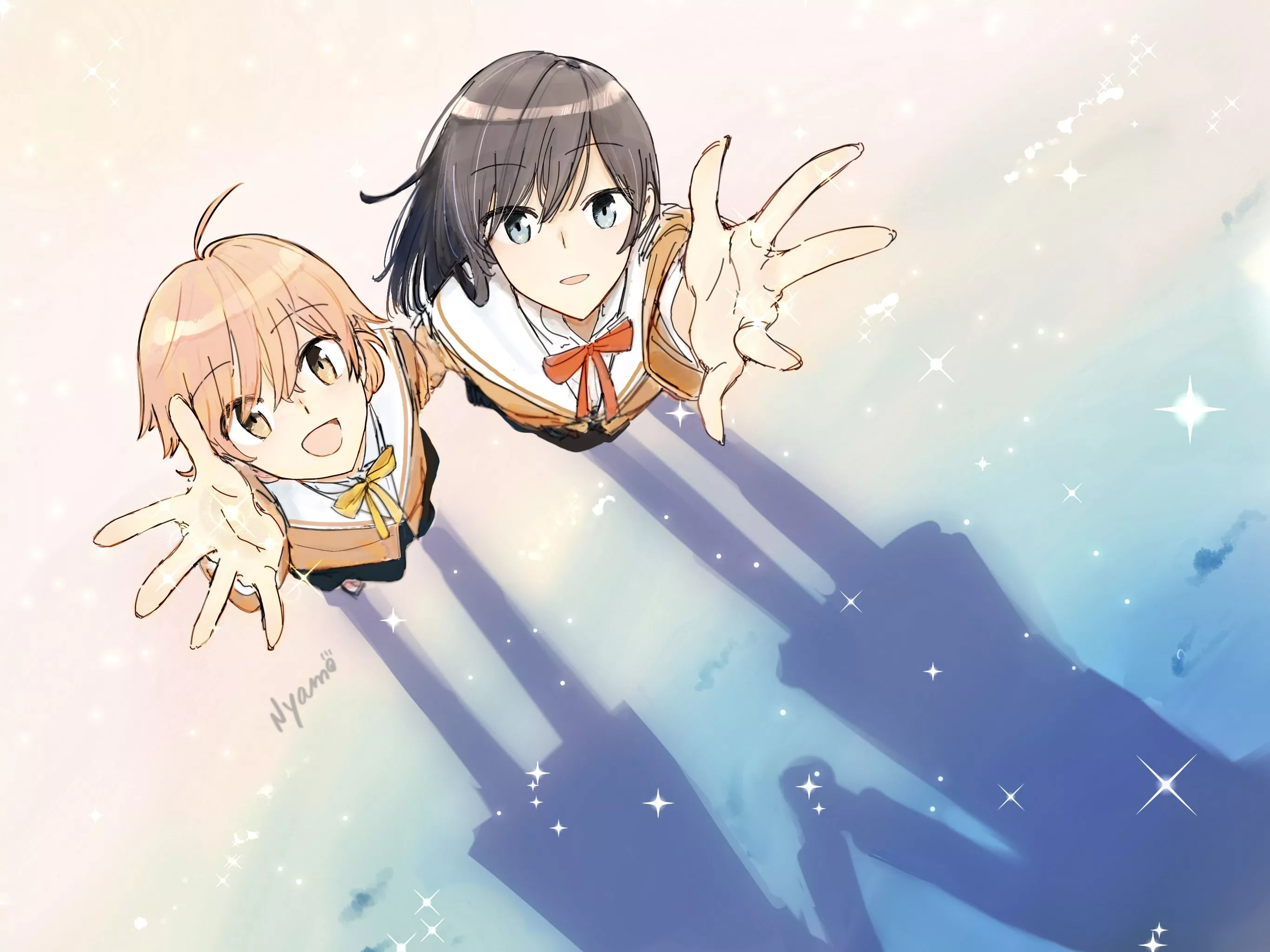 Touko Nanami Yuu Koito Anime Bloom Into