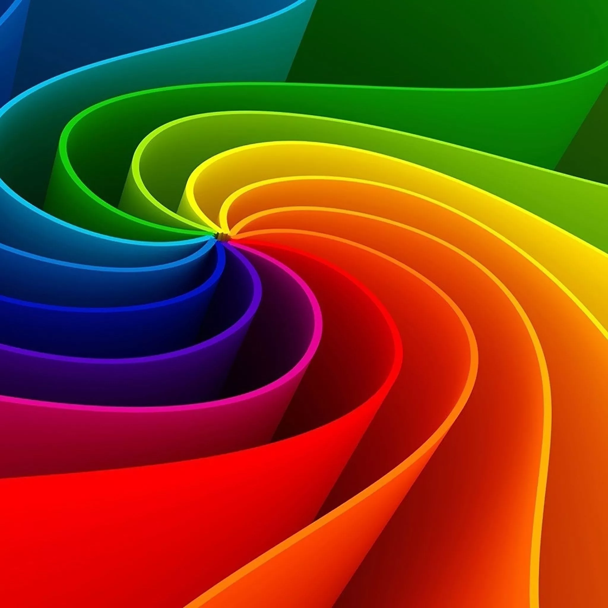 Rainbow Colored Wallpaper