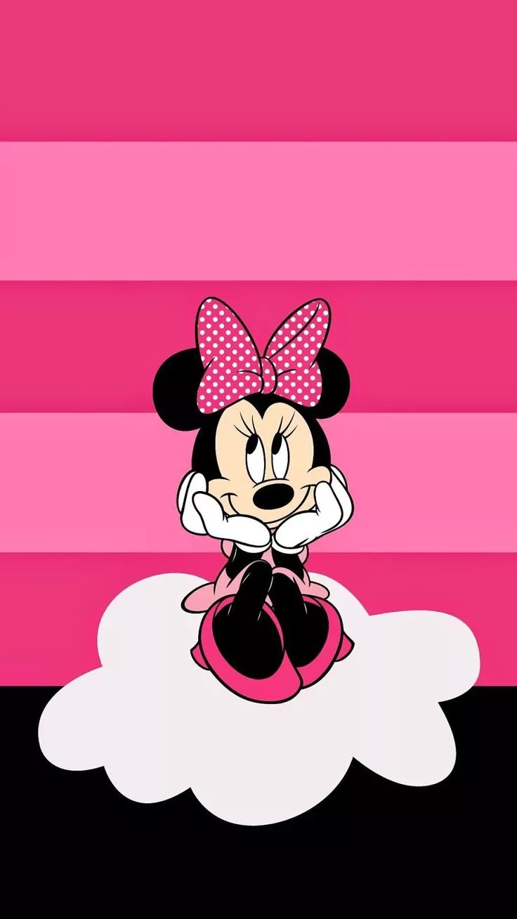 Awesome Pink Minnie Mouse Wallpaper