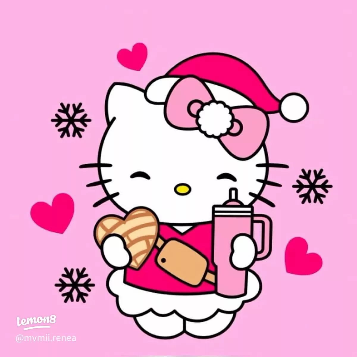 Hello kitty Christmas wallpaper