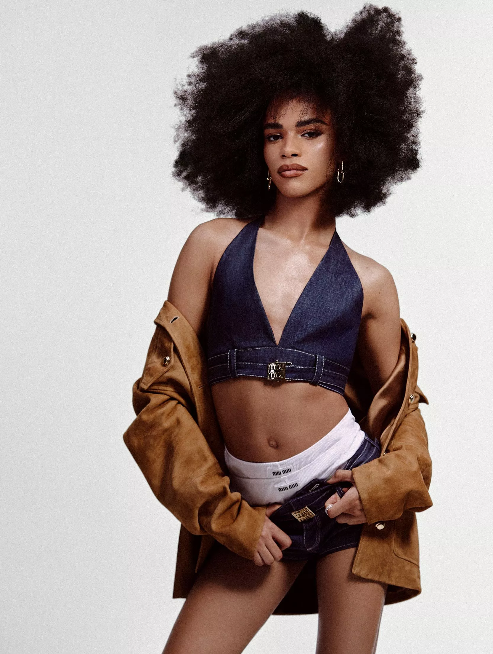 Yasmin Finney in Elle UK June 2023