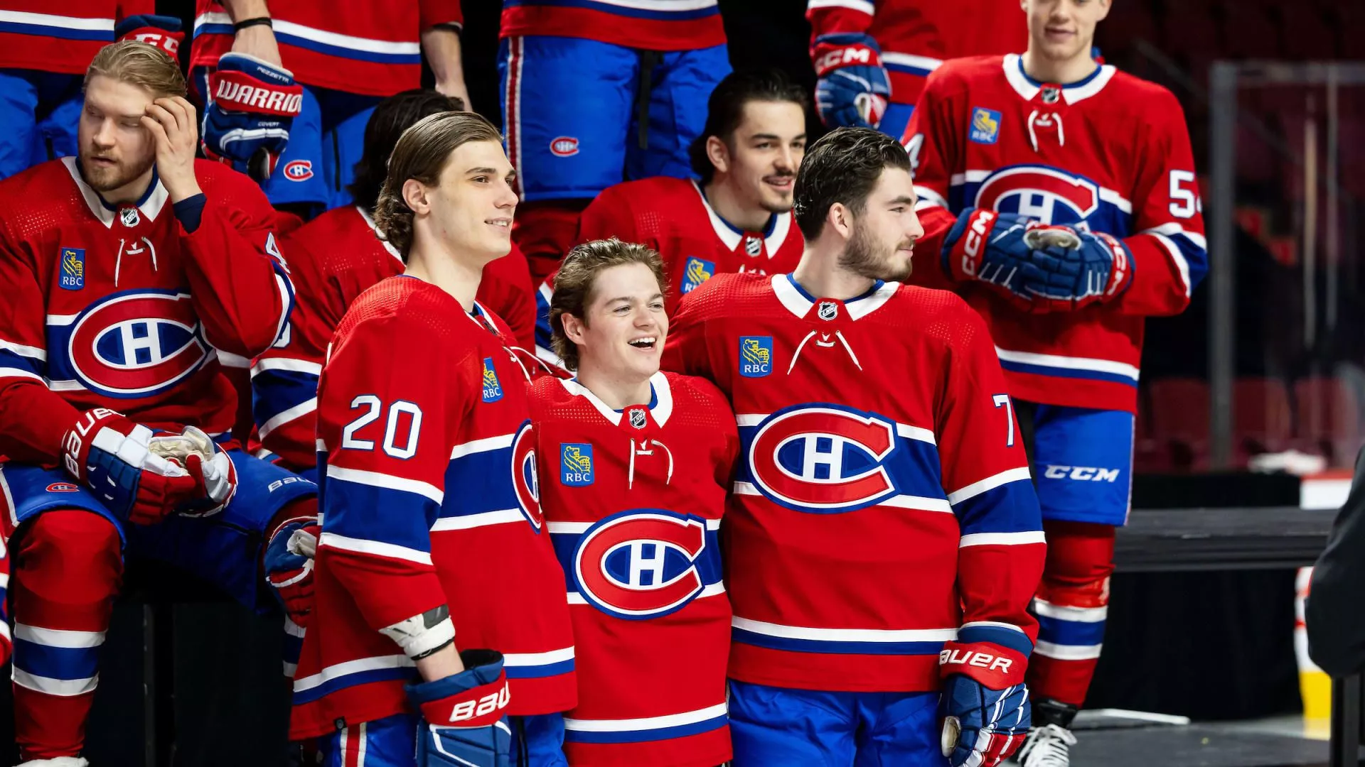 Canadiens Pose For 2023 24 Team Photo
