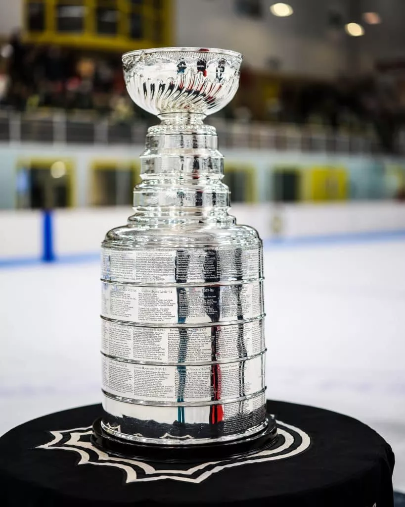 The Stanley Cup trophy comes to Lewis
